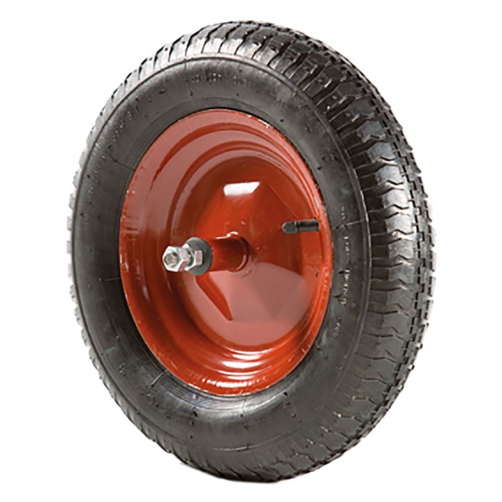RUOTA PNEUMATICA PER CARRIOLA interasse mm 100