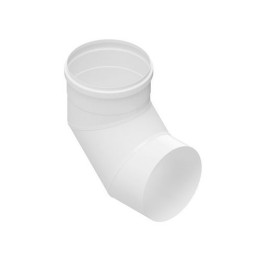 CURVA 90° IN ACCIAIO AISI 304L PER CAPPE Diam. 140 Bianco