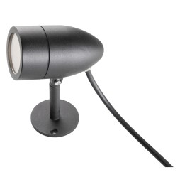FARO DA GIARDINO ORIENTABILE 'OVI' 9 W - nero