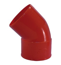 CURVA 45° IN PVC 45 ø 125