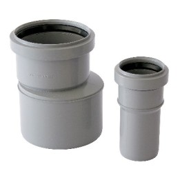 RACCORDO DI PASSAGGIO PVC-PP (IN PVC) Diam. 125 F x 110 M