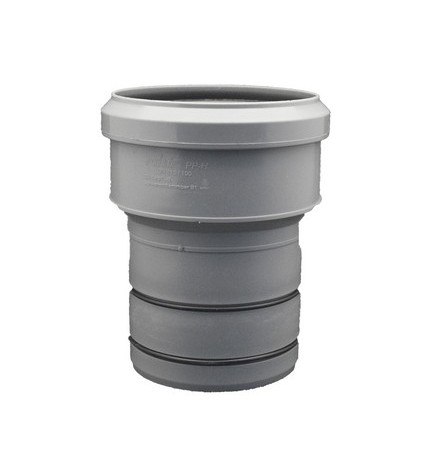 TRONCHETTO IN PP ATTACCO AL PVC CON GUARN. OR 110/100 L.90