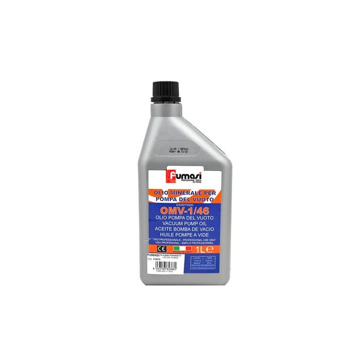 OLIO MINERALE PER POMPE VUOTO 1 lt