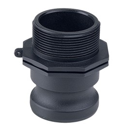 ADATTATORE CON BLOCCAGGIO A CAMME filetto maschio 1