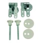 CERNIERA FISSAGGIO PER SEDILE WC 2 pz