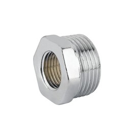 RIDUZIONE ESAGONALE MF OTTONE CROMO 1/2" x 3/8"