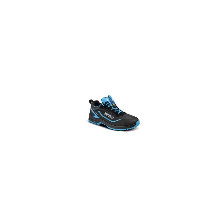 SPARCO SCARPE ASTER S3 NERO AZZURRO FLUO N.48