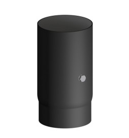 ELEMENTO CON PRELIEVO FUMI L.250MM ACCIAIO CARBONIO SMALTATO MF Diam. 140