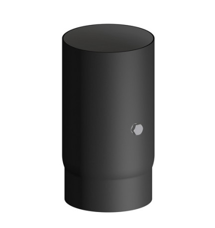 ELEMENTO CON PRELIEVO FUMI L.250MM ACCIAIO CARBONIO SMALTATO MF Diam. 140