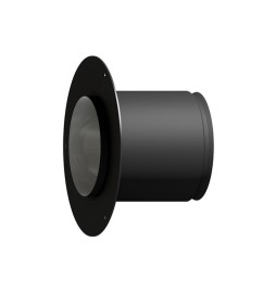 ROSONE A MURO CON ELEMENTO DRITTO L. 125MM MF Diam. 140 / Rosone D.220