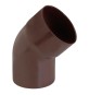 CURVA PER TUBO PLUVIALE IN PVC 45 ø 80 TDM