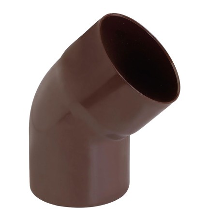 CURVA PER TUBO PLUVIALE IN PVC 87 ø 80 TDM