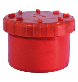 TAPPO A VITE IN PVC ø 125