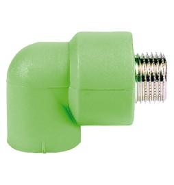 GOMITO A 90° FILETTATO MASCHIO 20 x 1/2