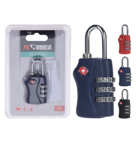 LUCCHETTO CIFRATO PER BAGAGLI 3 cifre