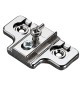 BASETTA ASIMMETRICA PER CERNIERE art. B383E09 - altezza 0