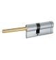 CILINDRO SAGOMATO PER POMOLO mm 35+10+25  70 (40+30) nichelato