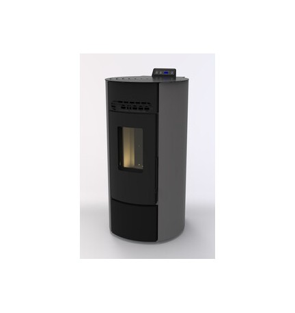 C STUFA PELLET ROUND ARGE 9 ANTRACITE