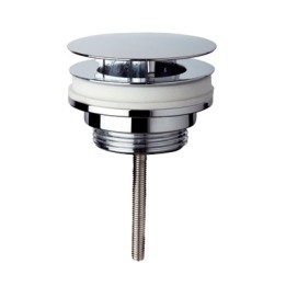 PILETTA UNIVERSALE A SCARICO LIBERO CON VITE CENTRALE Diam. 63 x 1"1/4