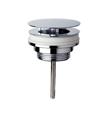 PILETTA UNIVERSALE A SCARICO LIBERO CON VITE CENTRALE Diam. 63 x 1"1/4