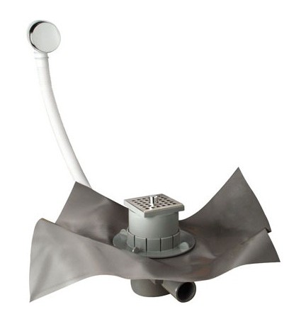 SET PER VASCA "NO LIMITS" CON GRIGLIA, FOGLIO E TROPPO PIENO -