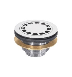 PILETTA DOCCIA IN OTTONE Diam. 80 x 1"1/4