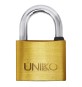 LUCCHETTO RETTANGOLARE 'UNIKO' mm 30 - blister 1 pz (chiave UL058)