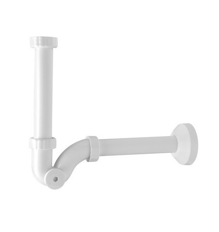 SIFONE S IN ABS BIANCO PER BIDET 1"1/4 x D. 32