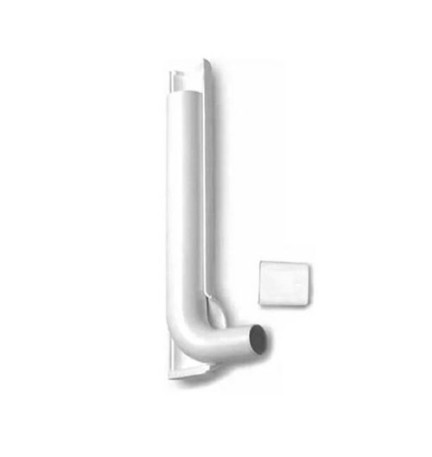 TUBO CACCIATA DI RISCIACQUO CON RIVESTIMENTO E TAPPO PER CASSETTA SARA cm 35x11 D. 50-40mm