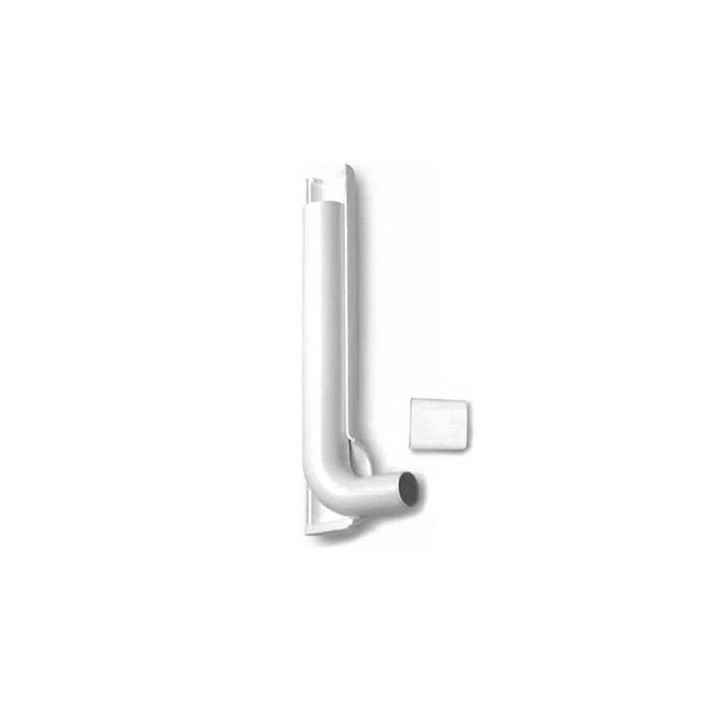 TUBO CACCIATA DI RISCIACQUO CON RIVESTIMENTO E TAPPO PER CASSETTA SARA cm 35x11 D. 50-40mm