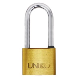 LUCCHETTO RETTANGOLARE ARCO LUNGO 'UNIKO' mm 40 (chiave UL058)
