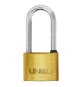 LUCCHETTO RETTANGOLARE ARCO LUNGO 'UNIKO' mm 40 - blister 1 pz (chiave UL058)