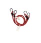 C SET 2 FUNI ELASTICHE D.8 C/2 GANCI FE 60 ROSSO