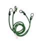 C SET 2 FUNI ELASTICHE D.8 C/2 GANCI FE 120 VERDE