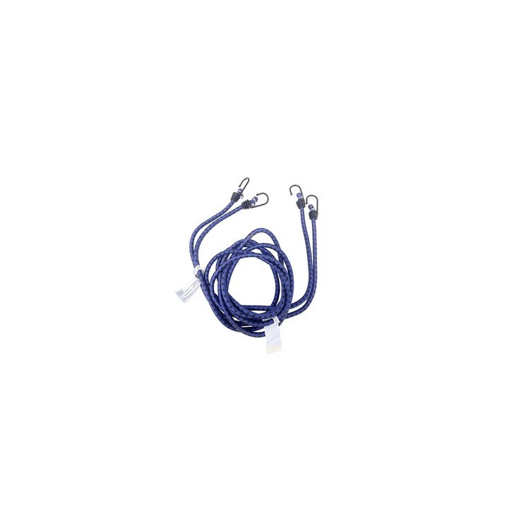 C SET 2 FUNI ELASTICHE D.8 C/2 GANCI FE 150 BLU