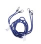 C SET 2 FUNI ELASTICHE D.8 C/2 GANCI FE 150 BLU