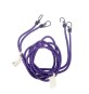 C SET 2 FUNI ELASTICHE D.8 C/2 GANCI FE 200 VIOLA
