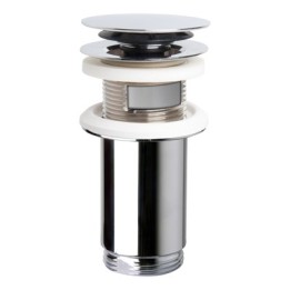 PILETTA "CLICKER 4S" OTTONE CROMO CON TROPPO PIENO Diam. 63 x 1"1/4
