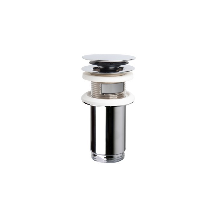 PILETTA "CLICKER 4S" OTTONE CROMO CON TROPPO PIENO Diam. 63 x 1"1/4