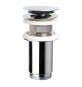 PILETTA "CLICKER 4S" OTTONE CROMO CON TROPPO PIENO Diam. 63 x 1"1/4