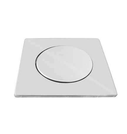 PIASTRA QUADRA ACCIAIO CON COPERCHIO PER GRIGLIA POZZETTI 200x130 mm