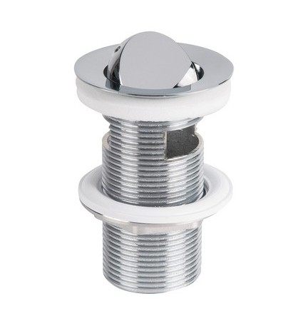 PILETTA IN OTTONE CON TAPPO GIREVOLE "TROTTER" D. 63 x 1"1/4