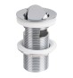 PILETTA IN OTTONE CON TAPPO GIREVOLE "TROTTER" D. 63 x 1"1/4