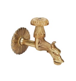 RUBINETTO ARTISTICO DA GIARDINO A VITONE Giallo 1/2"