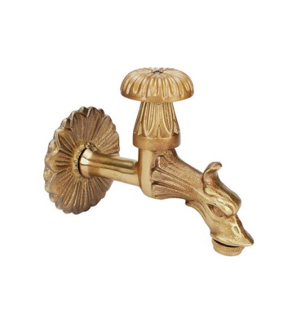 RUBINETTO ARTISTICO DA GIARDINO A VITONE Giallo 1/2"