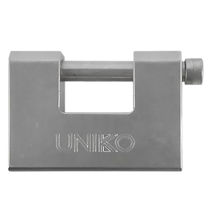 LUCCHETTO MONOBLOCCO TEMPRATO 'UNIKO' mm 85