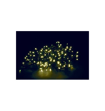 CATENA LUMINOSA A BATTERIA 60 LED C/GIOC BIA CALDO