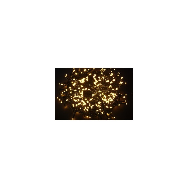 CATENA LUMINOSA 100 LED BIANCO CALDO