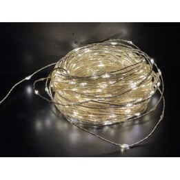 CATENA LUMINOSA A BATTERIA 20 GOCCE LED BIA CALDO