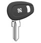 SILCA GIV3RP CHIAVE AUTO TESTA PLASTICA OTTONE